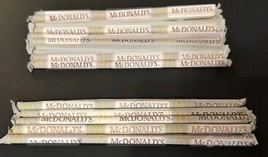 Cannucce di plastica McDonald's 1986