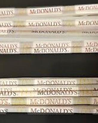 Cannucce di plastica McDonald's 1986