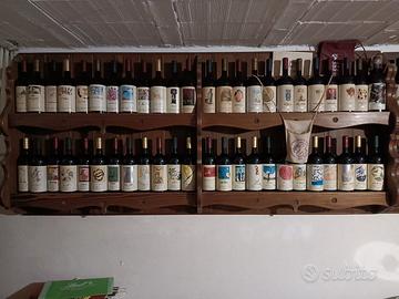 collezione bottiglie vino della pace