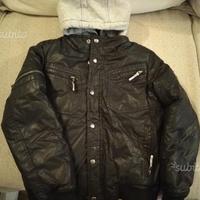 Giubbotto Geox di pelle bimbo taglia 10 anni