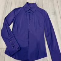 Camicia donna  colore viola made in italy