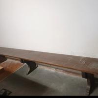 Panca in legno di castagno