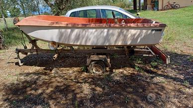 Barca con carrello e motore - Trattabile