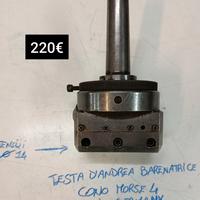 Testa morse tavola fresatrice tornio