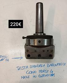 Testa morse tavola fresatrice tornio