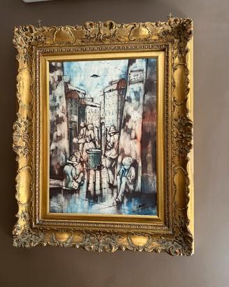Quadro olio su tela André Fontaine