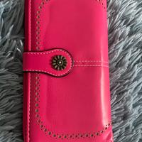 Borsellino grande con scomparti monette carte