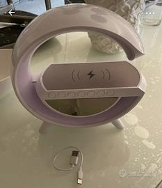 Carica cellulare +  cassa bluetooth + orologio