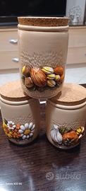 barattoli in ceramica vintage