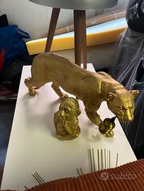 Pantera e scimmia d’arredo