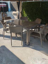 Tavolo e 6 sedie OSMEN DESIGN COLLECTION 