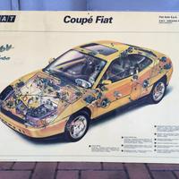 Fiat Coupè Pannello Cartello Officina Poster