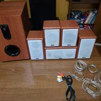 Impianto stereo home theater 5.1 All tel