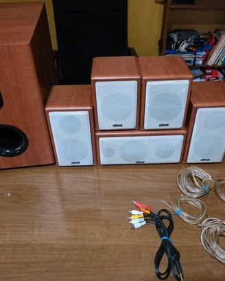 Impianto stereo home theater 5.1 All tel