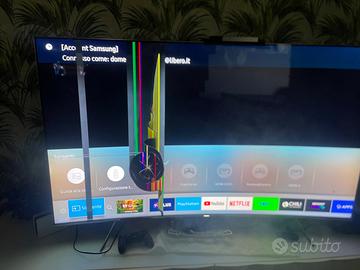 Samsung tv 75 pollici curva