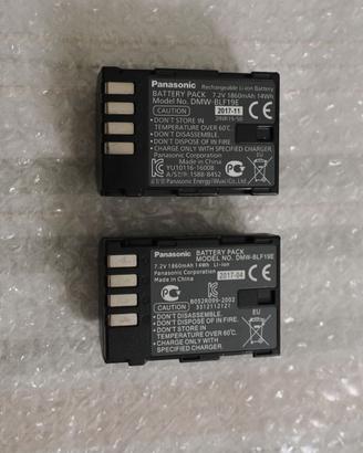 Batterie Originali Panasonic DMW-BLF19E