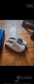 Birkenstock boston color bianco antico nuove 45