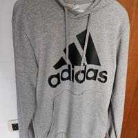 felpa adidas grigia