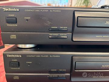 Coppia Lettore CD HI FI vintage technics SL-PG480A