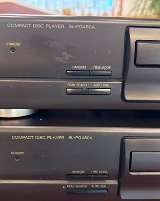 Coppia Lettore CD HI FI vintage technics SL-PG480A