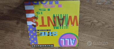 ALL SHE WANTS - LP Duran Duran