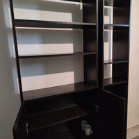 Libreria Billy Ikea nero doppia