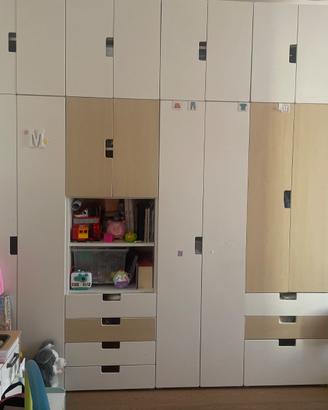 Armadio IKEA STUVA cameretta bianco/rovere – Molto