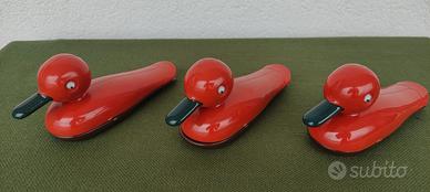 Lotto 3 spazzole leva pelucchi vintage anni '90