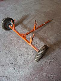 carrellino per trasporto motozappa 