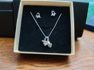 Girocollo e orecchini argento 925