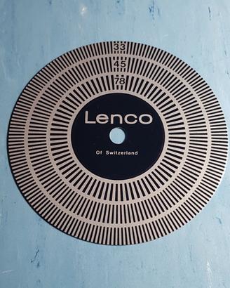 Dischetto stroboscopico in alluminio - Lenco