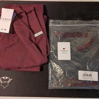 leggins FGM04 donna Merlot zampa elefante xs s gym