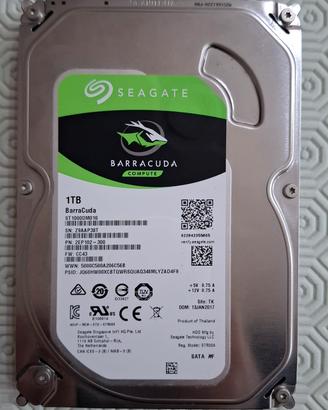 Hard Disk Interno 3.5'' Seagate Barracuda 1TB