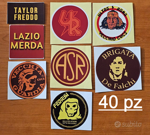 Adesivi misti As Roma 40 pezzi - Fedayn