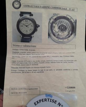 Orologio Cartier Pasha in acciaio