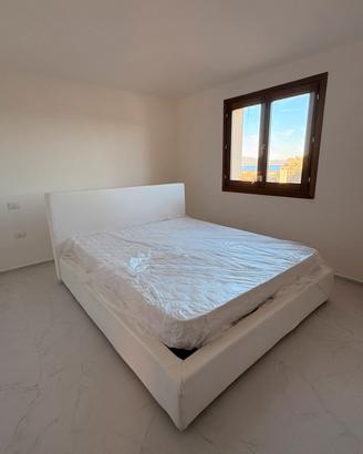 LETTO CONTENITORE MATRIMONIALE MODERNO + MATERASSO