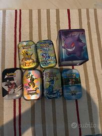 Mini tin varie pokemon (vuote)