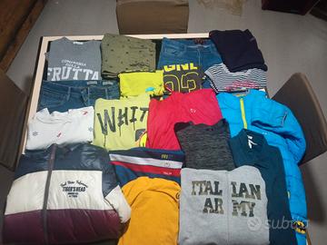 t-shirt, pantaloni, giubbotti e altro