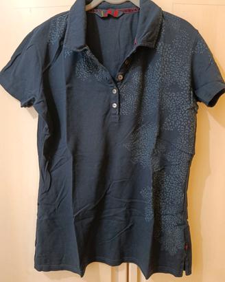 Polo Kappa donna XXL elasticizzata blu – mai usata