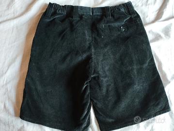 Pantaloni scout in velluto 
