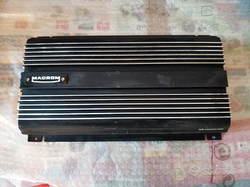 amplificatore audio Macrom 45.40 5 canali con cavi