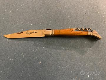 Coltello Laguiole artigianale con cavatappi