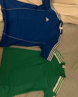 2 maglie sintetiche adidas