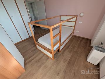 Letto Kura Ikea anche con materasso 