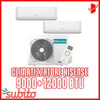 CLIMATIZZATORE HISENSE DUAL SPLIT 9000 + 12000