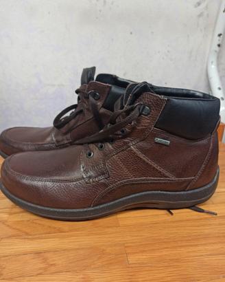 Scarponcini scarpe da uomo Goretex pelle marroni 