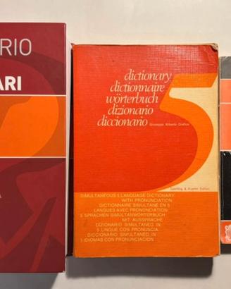 Lotto di 3 dizionari - sport - sinonimi - lingue
