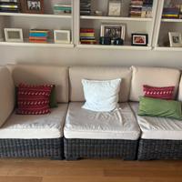 Divano rattan “maison du monde”