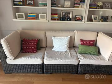 Divano rattan “maison du monde”