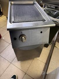 Piastra Fry top a gas